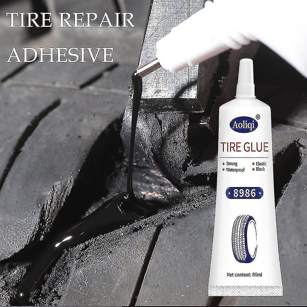 Tire Repair Glue Liquid Strong Rubber Glue Black Rubber Wear-resistan