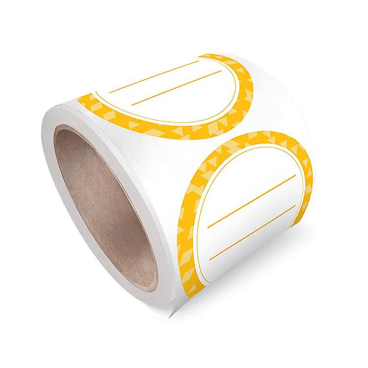 2X 500pcs 2-inch Writing-able Removable And Easy-to-wash Jar Stickers