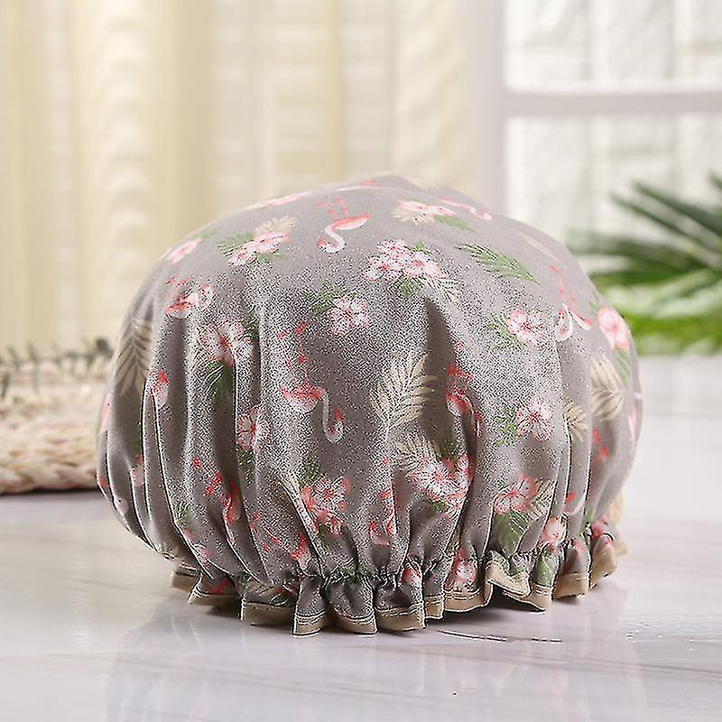Shower Cap Large Shower Cap For Women Reusable Double Layer