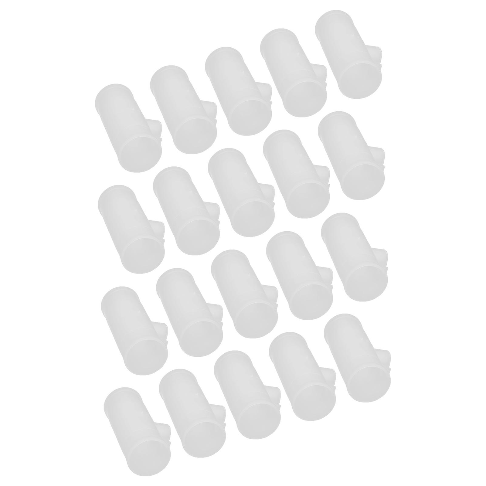 20Pcs Chicken Tee Tube Durable Leak Proof Drill Free Chicken Waterer Tee Fitting for Breeding IndustryG3/4 Tee Tube