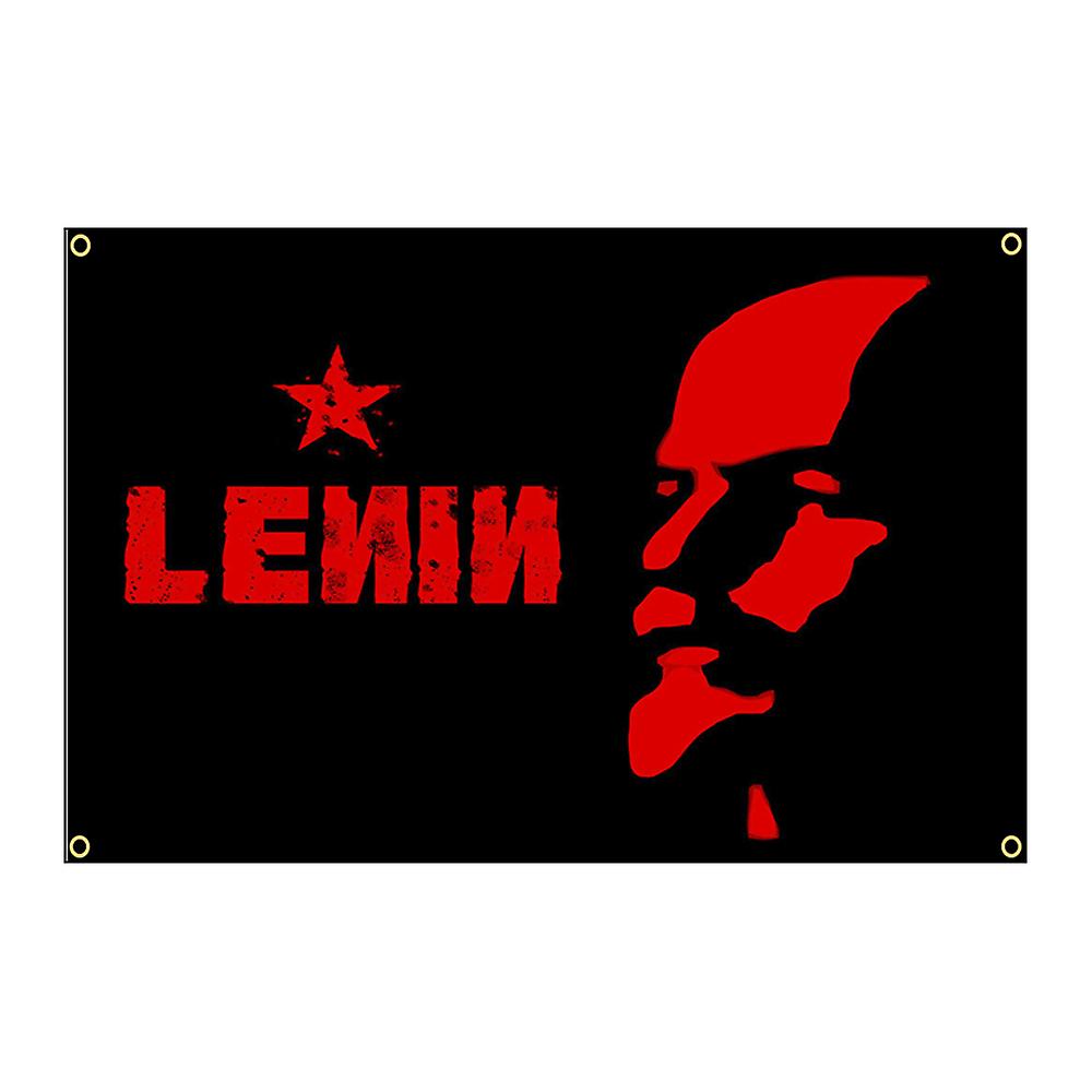 90 * 150cm Sovjetunionen sovjetiske Lenin Flagg 3x5ft Banner