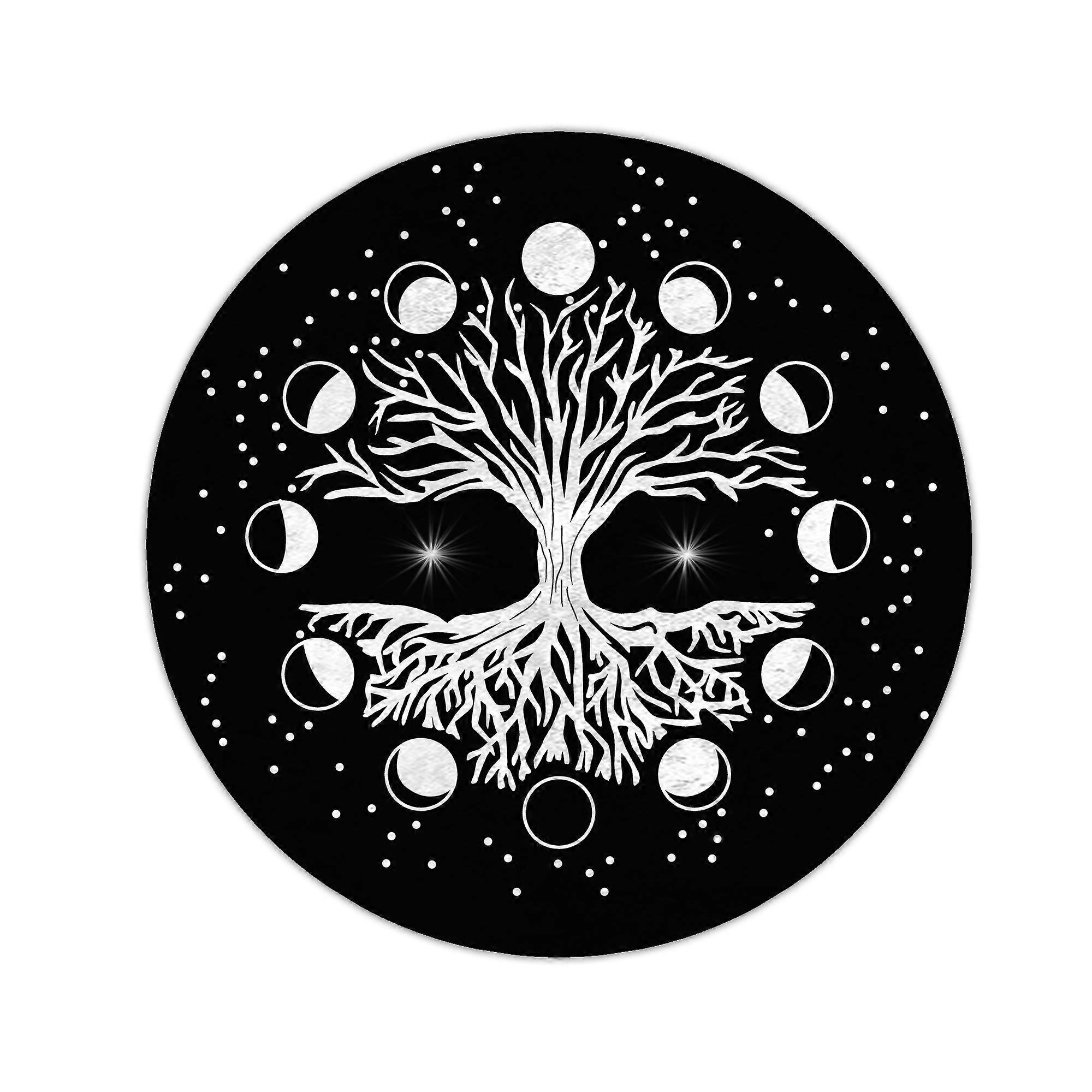 Tree Of Life Decorative Circle Floor Rug
