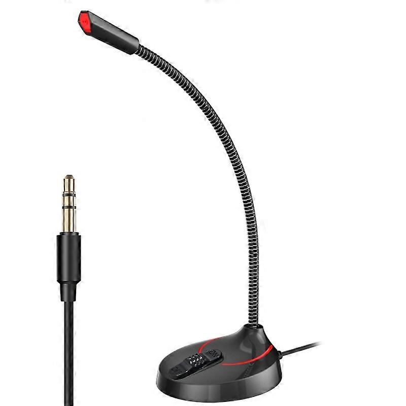 Computer Wired Microphone, Spec:  3.5 Version (Black) 3.5 Version (Black)