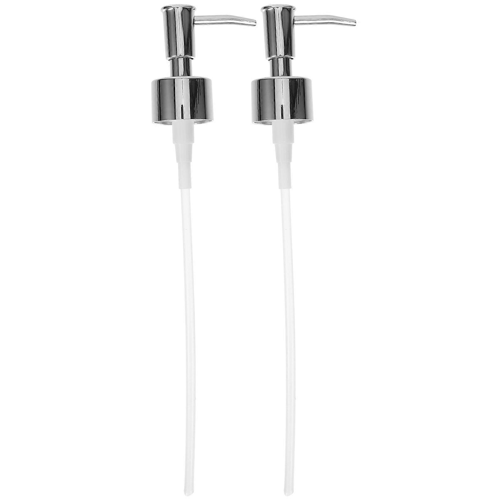 2Pcs Soap Dispenser Pump Lotion Bottle Pump Replacement Hand Soap Pump Shampoo Pump