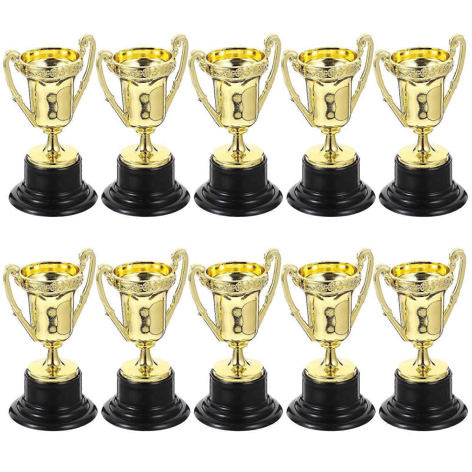 10 Pcs Sweat Suit Singing Award Trophy Παιδικά πλαστικά τρόπαια Βραβεία Τρόπαια Prop