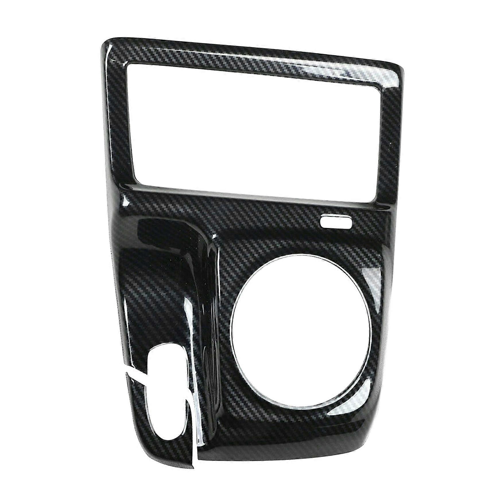 Car Carbon Fiber Style Interior Center Gear Shift Frame Cover Trim Fit for Honda Civic 2006 2007 2008 2009 2010 2011