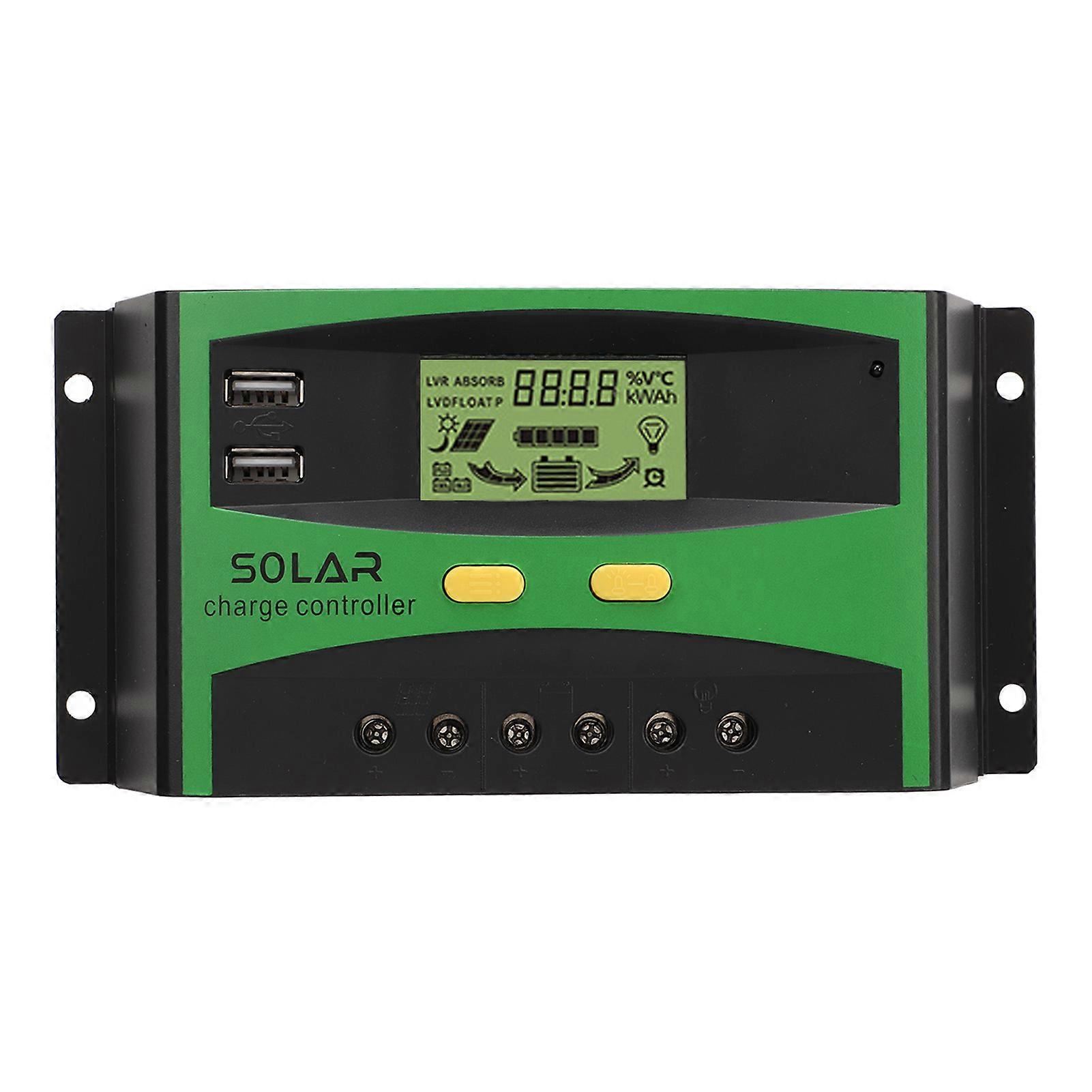 12v 24v Solar Controller Lcd Display Pv Street Light Charge Controller For Power Generation System
