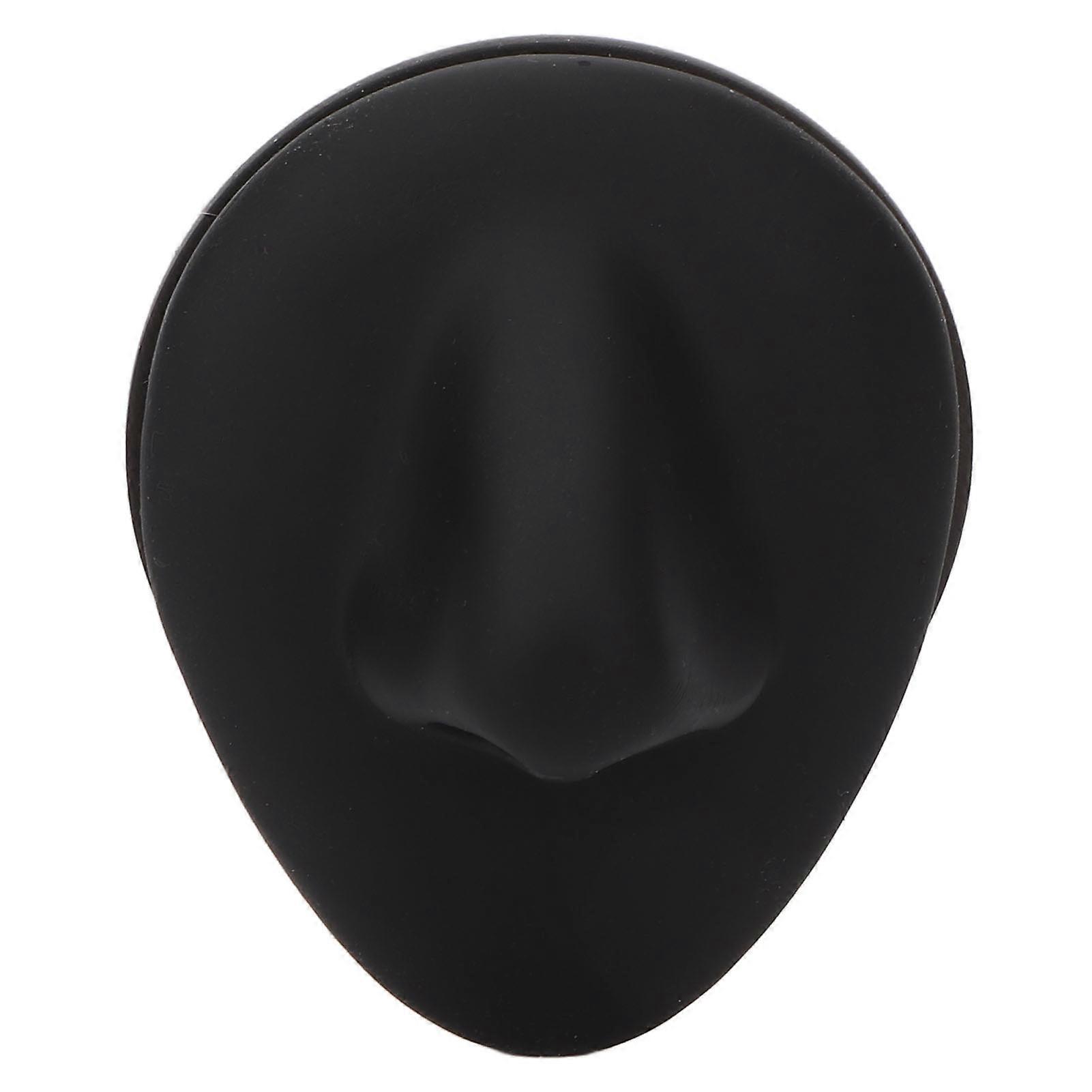 Soft Silicone Nose Model Simulated Black Nose Model For Acupuncture Teaching Instructions Jewelry Display