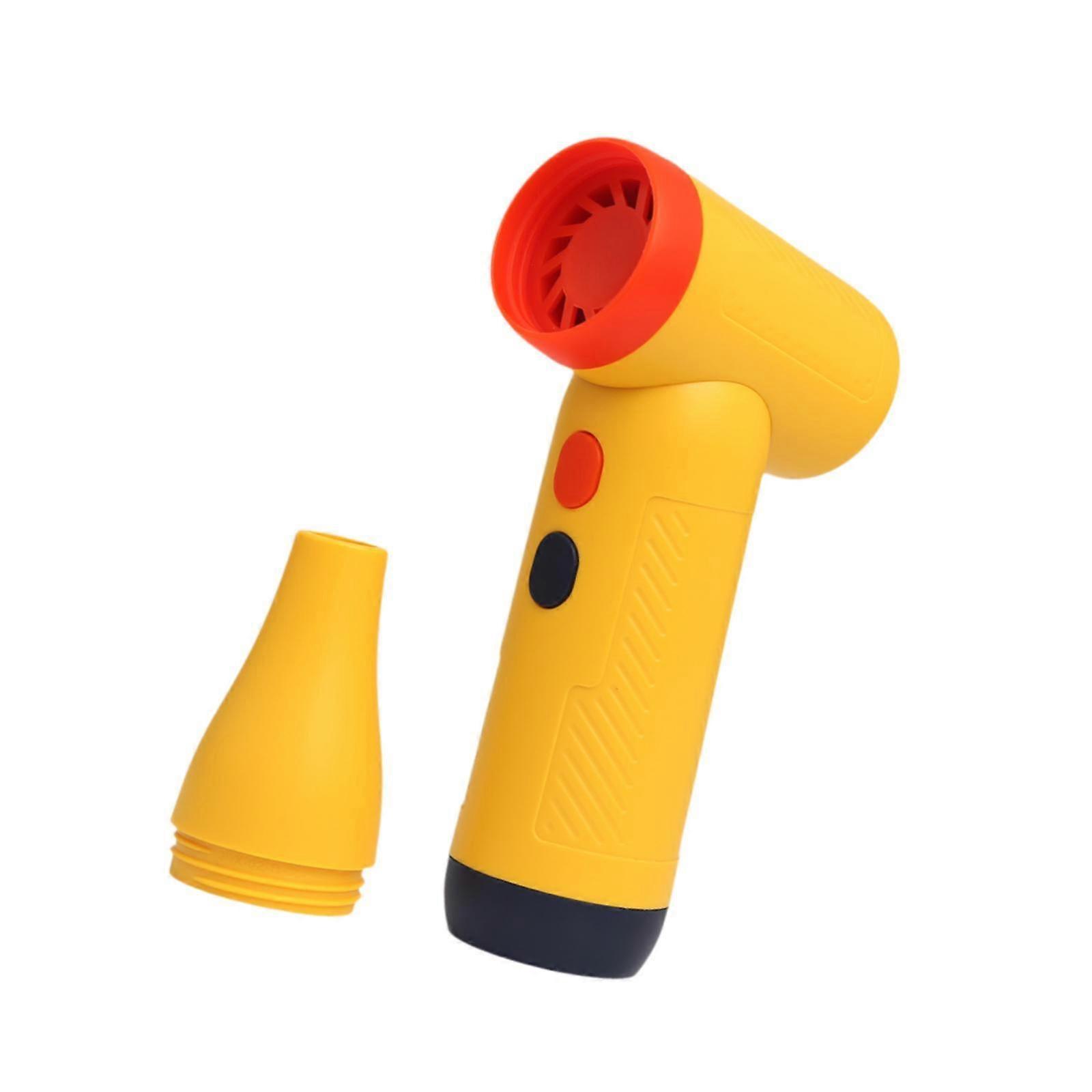 Handheld Mini Compressed Air Duster Portable for Cleaning Instruments Camera Yellow