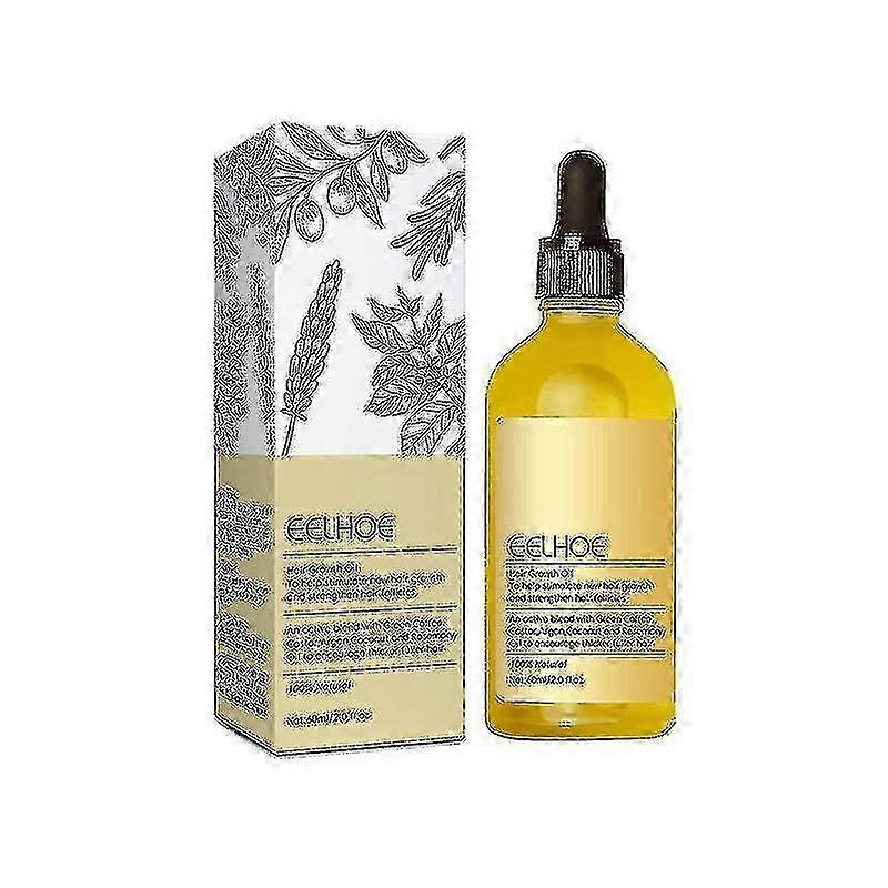 Nejprodávanější - Nový 60ml Eelhoe rozmarýn vlasy růst éterický olej pro husté vlasy péče (1-3ks) -7092991925373