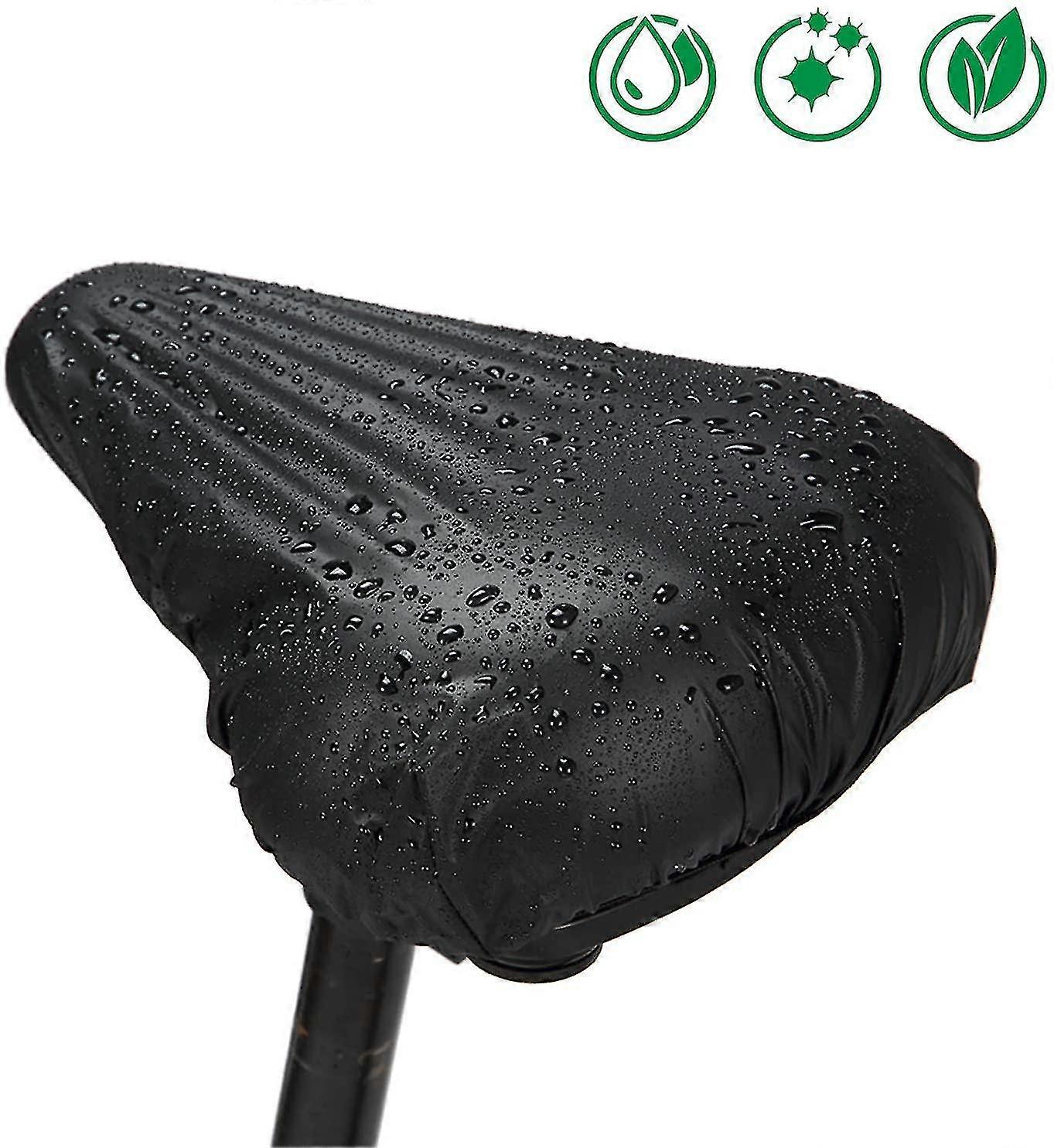 2pcs Elastic Waterproof Bicycle Saddle Cover
