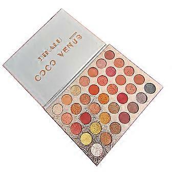 DIKLAU Nuevo 35 colores Sombra de ojos color tierra Maquillaje nacarado Belleza