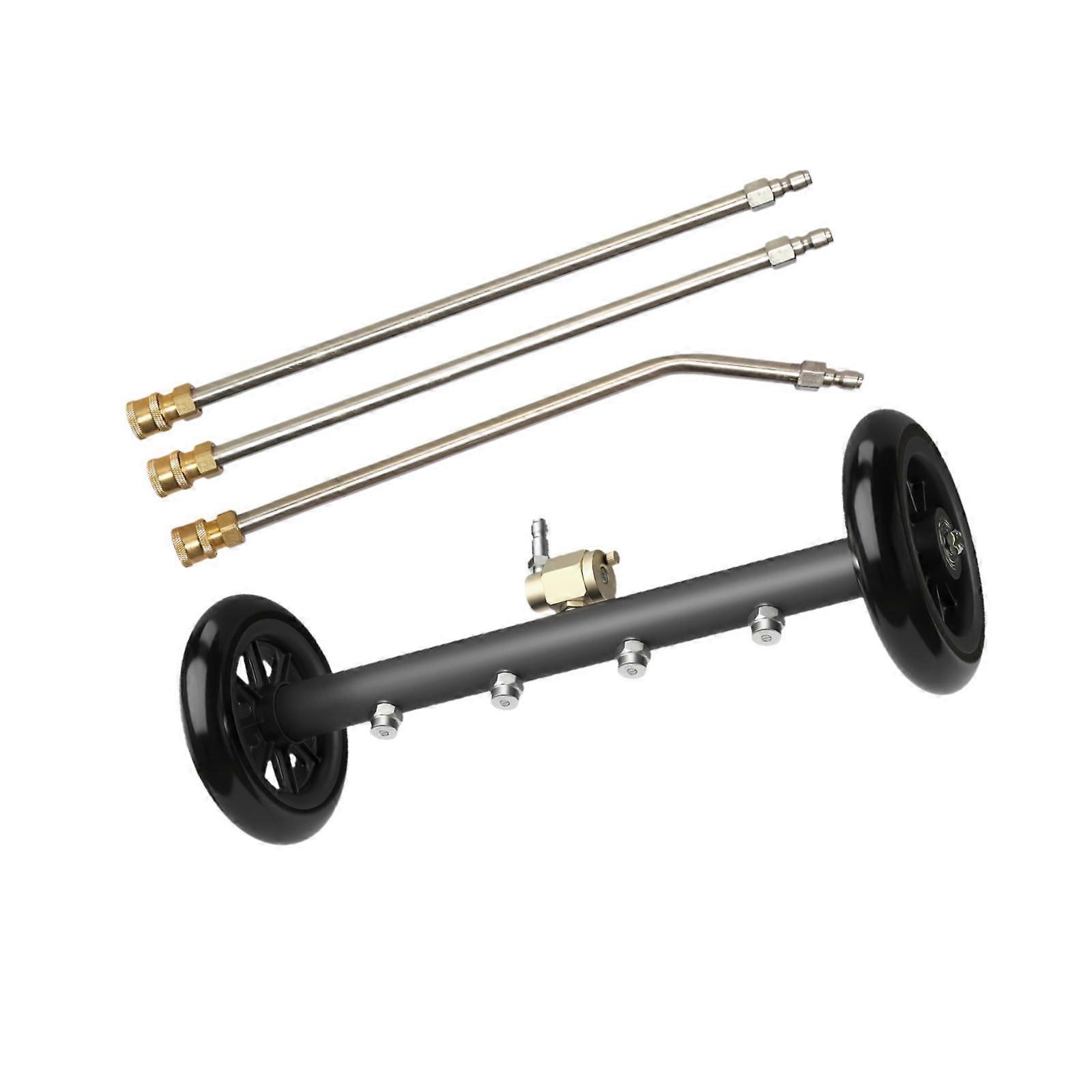 Vassoura de Água de 17 polegadas para Lavadora de Alta Pressão Acessório Multiuso Robusto 4000PSI Hub Preto