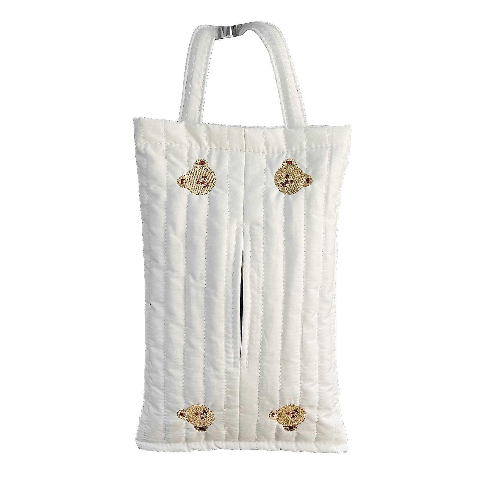 Chic Tissue Organizer Bracket Protective Box Cotton Car Interior Accessories