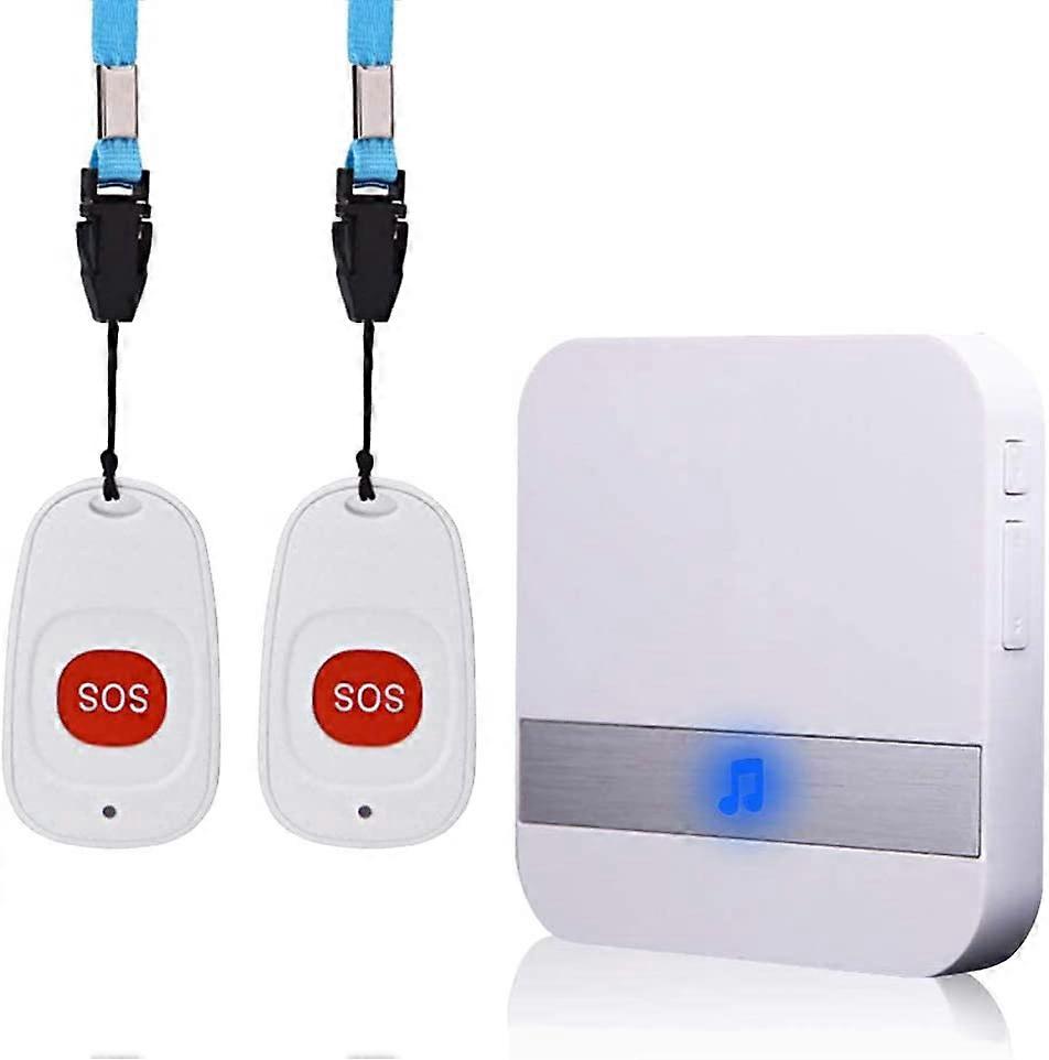 Home Alert Wireless Alarm Patient Elderly Personal Alarm System Plug Version And Emergency Call Button Pager Alarm (1 To 1)
