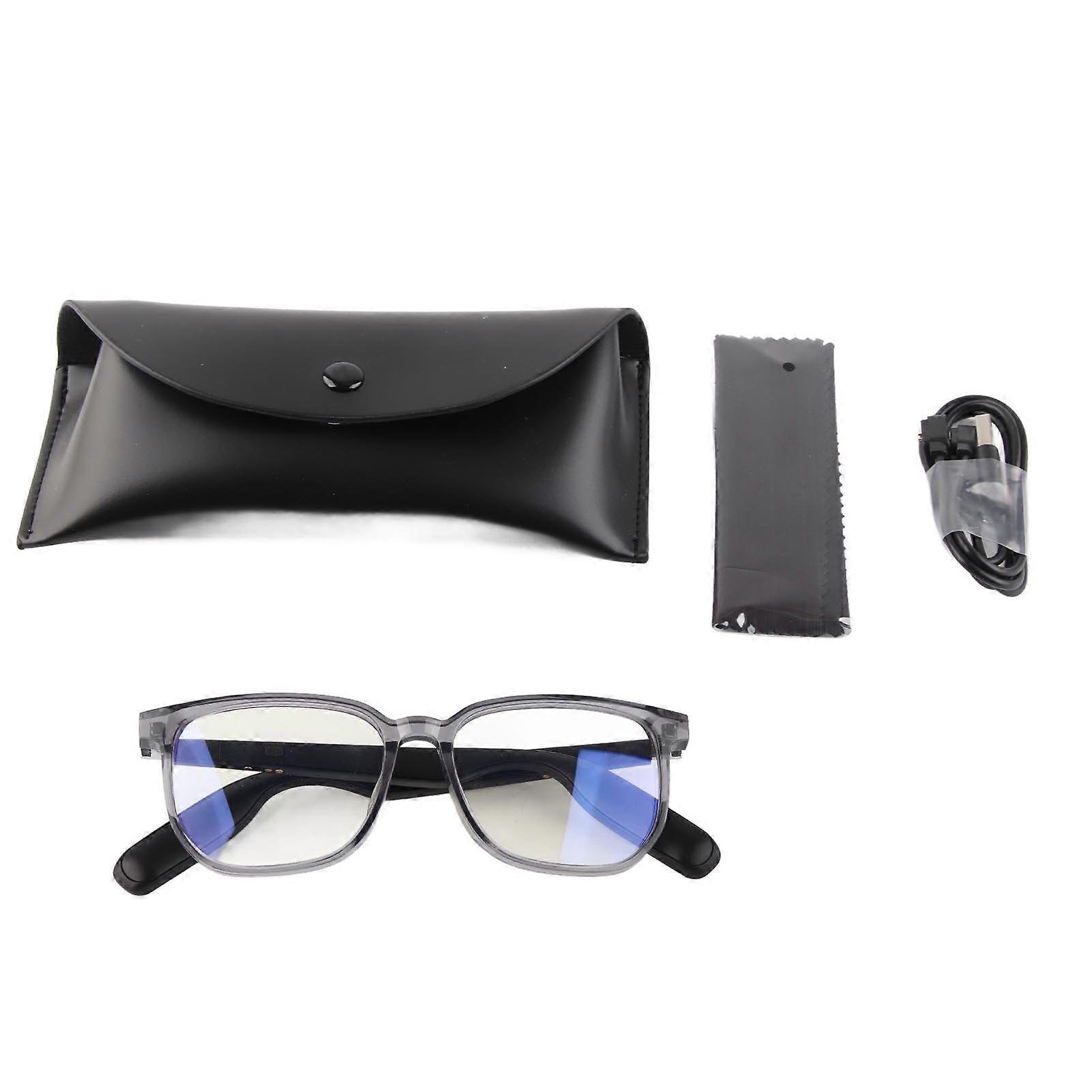 Smart Sound Glasses Blue Light Blocking Hands Free Calling IP65 Waterproof Bluetooth 5.3 Open Ear Speaker Glasses NO.3140