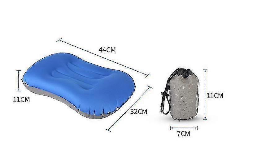 Blue Treasure Inflatable Camping Pillow