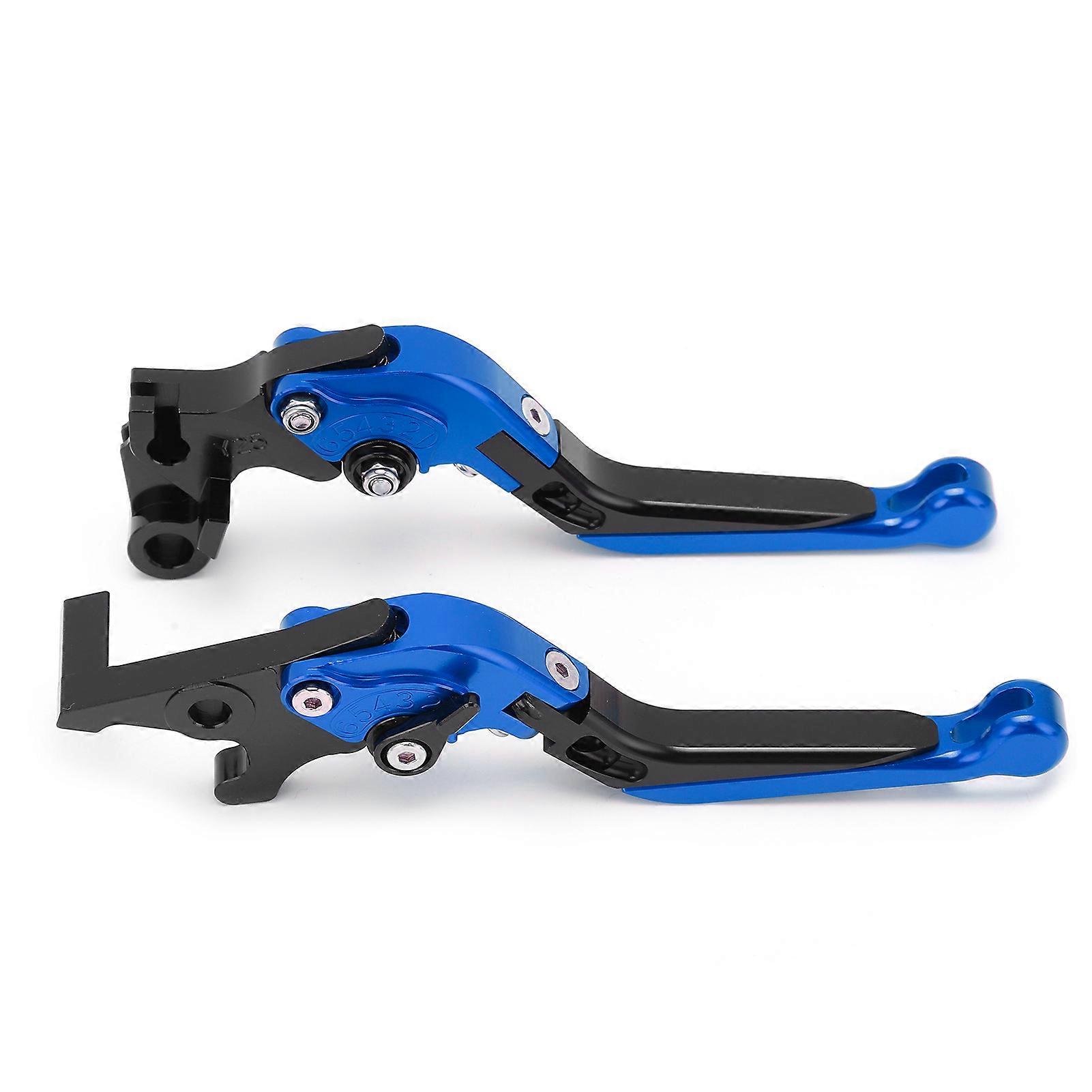 Leve freno frizione regolabili CNC in lega di alluminio di ricambio per Yamaha MT25 MT?03 R25 R3Blue