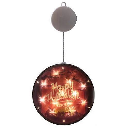2 PCS Halloween Star String Light Show Window Horror Decoration LED Battery Powered Hanging Lamp