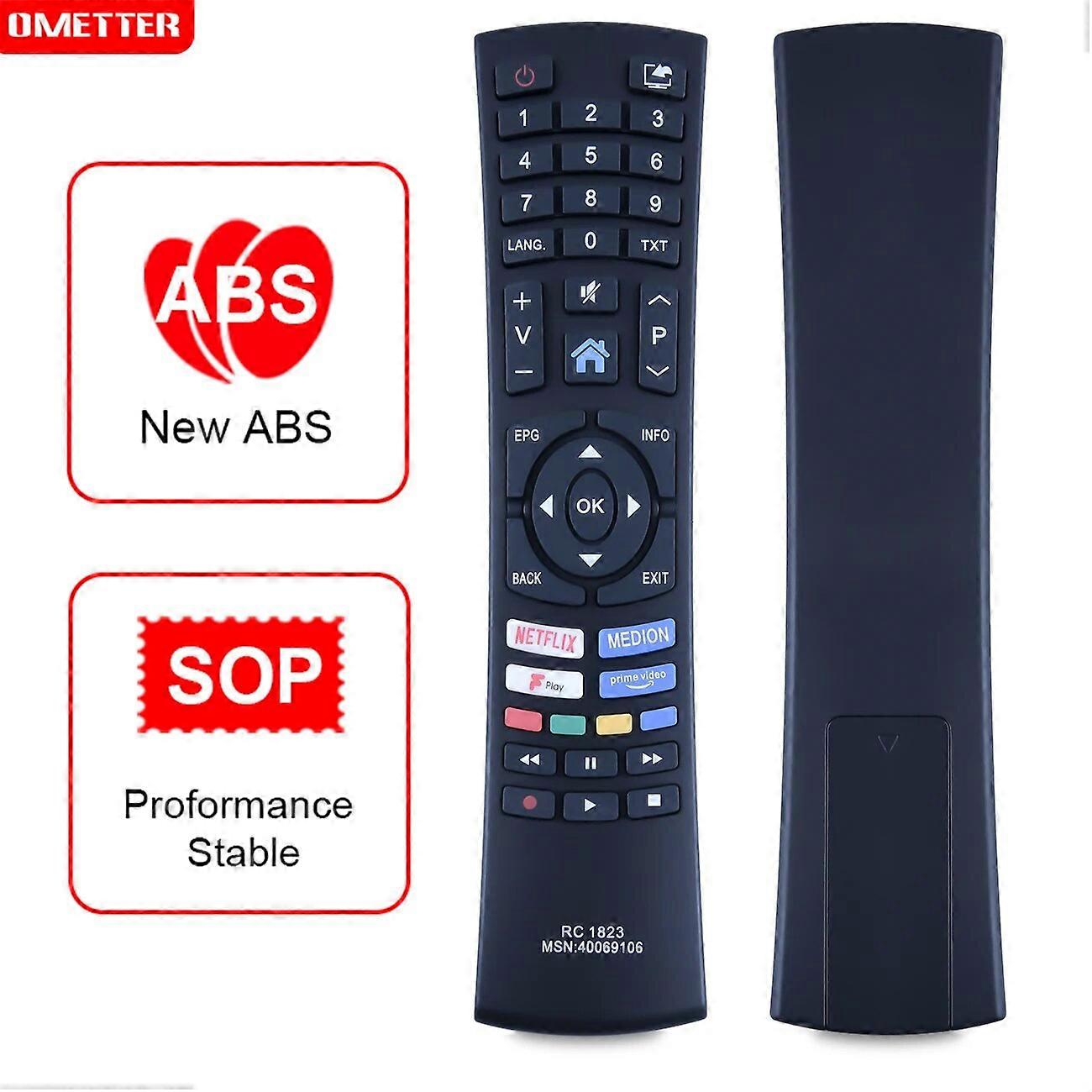 RC1823 40069106 40068557 Remote Control FOR Medion RC1818 RC1822 MD31420 MD31382.MD31420.MD31421.MD31422.MD31423.MD31424 TV