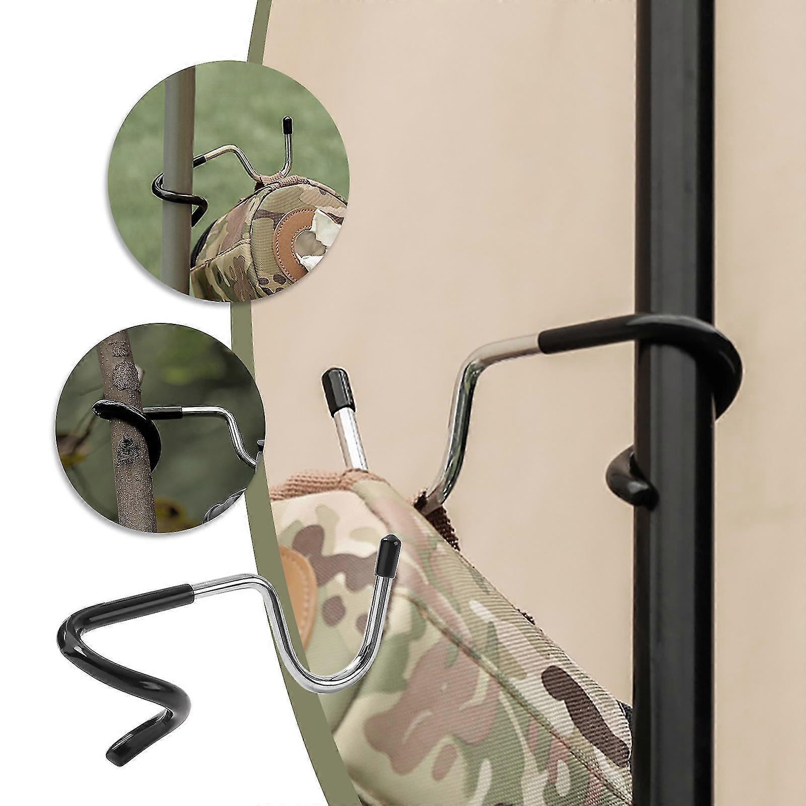 2pc Outdoor Camping Light Pole Hook Multifunctional Camping Nonslip Mini Light Stand Hook