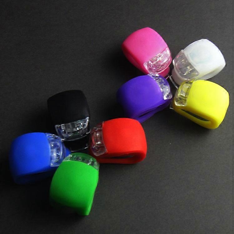 1Pcs Silicone Bicycle Front Light MTB Bicycle Handbar Lamp Waterproof Flashlight