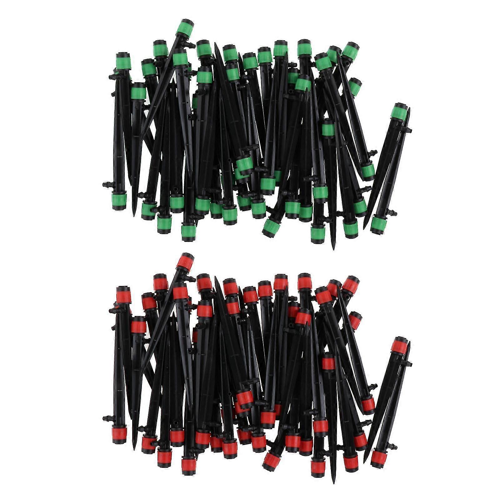 100pcs Adjustable Self Watering Spikes Irrigation System Drip Plant Flower