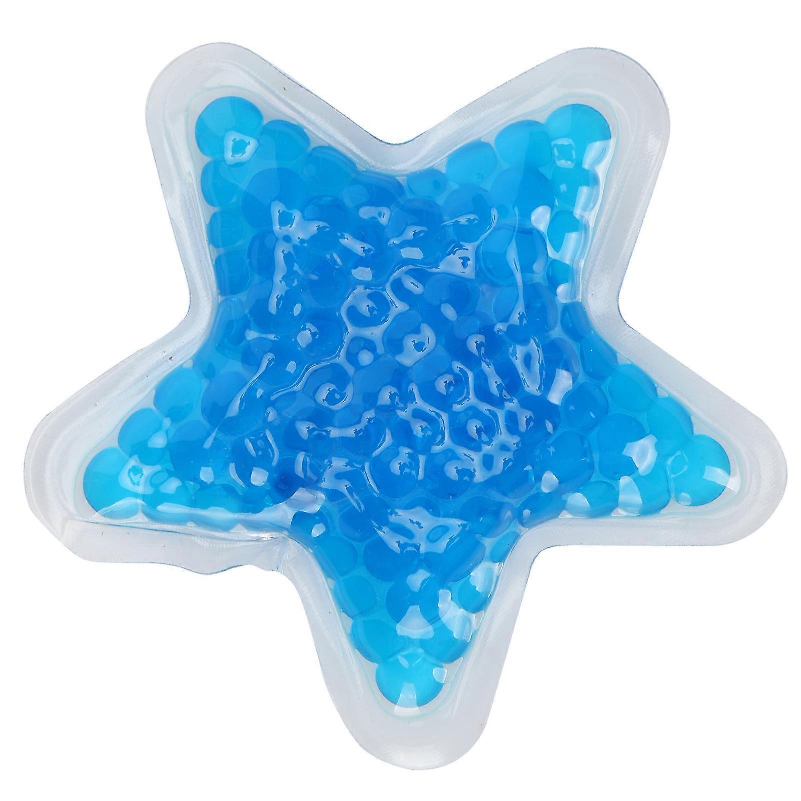 Gel Beads Ice Pack Reusable Star Shaped Pain Relief Heating Cooling Pad for Home Beauty Salon
