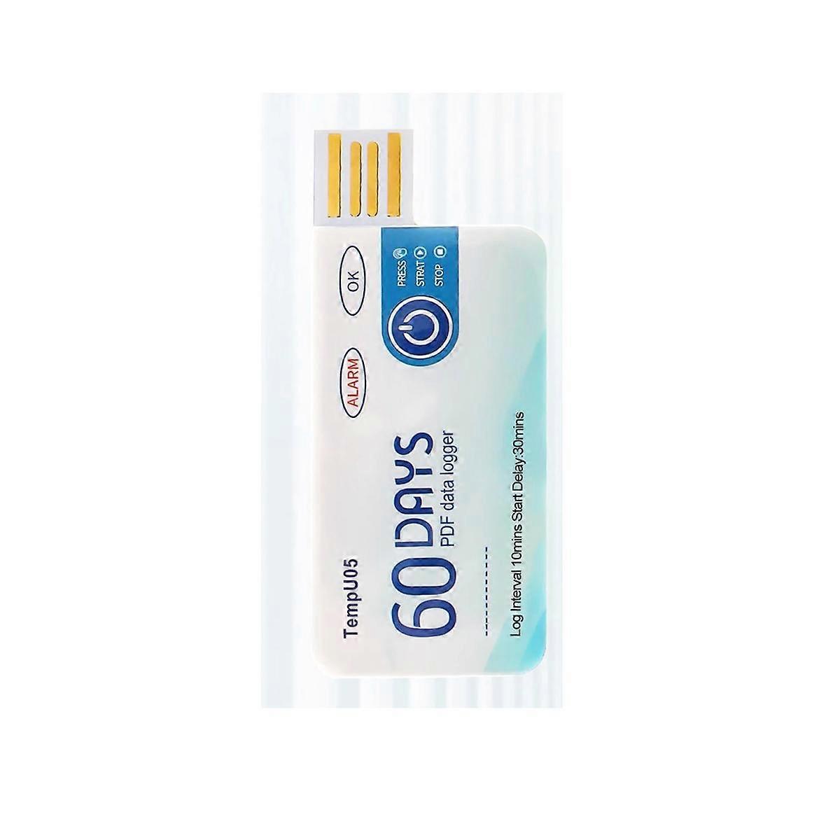 TempU05 Temperature Data 60 Disposable Temperature Analyzer PDF USB