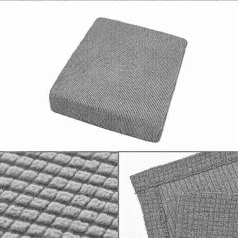 2 Seatr Sofa Seat Pad Cover Couch Sofa Cushion Slipcovers Protector(Dark Brown)