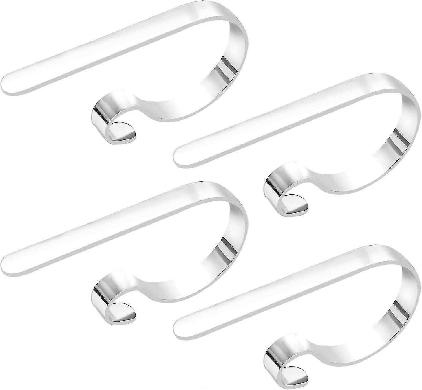 4 Pieces Christmas Stocking Holder Hooks Metal Hooks Christmas Stocking Clips Stocking Hanger Hooks