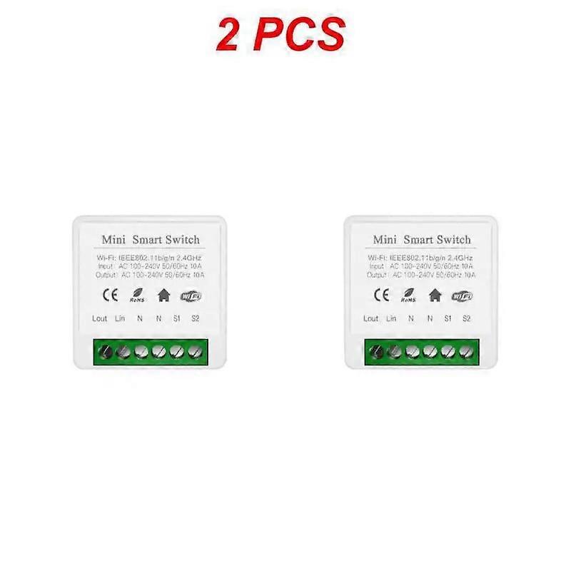1~6PCS 16A Zigbee 3.0 Mini Switch For Tuya Smart Life Timing Wireless Control Relay Automation Work With Alexa Home
