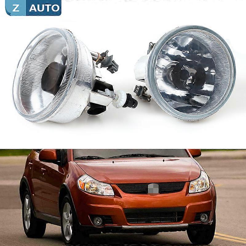For Suzuki SX4 2007-2012 For Aerio 2002 2003 2004 Front Bumper Fog Light Fog Lamp Daytime Running Driving Light Foglights