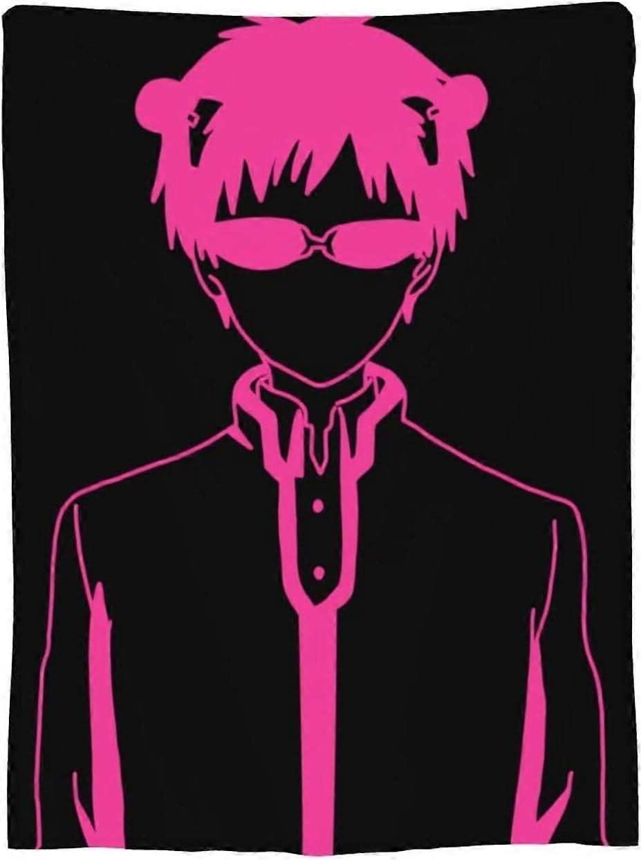 Cobertor de anime Cobertor de lã super macio para sofá-cama sofá viajando acampamento