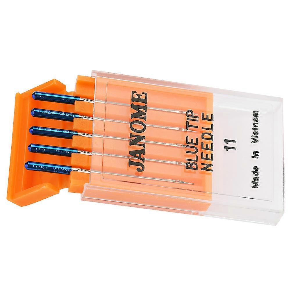 Home Sewing Machine Needles Size 11/14 with Storage Box for Stitching Tailoring (11# Blue)