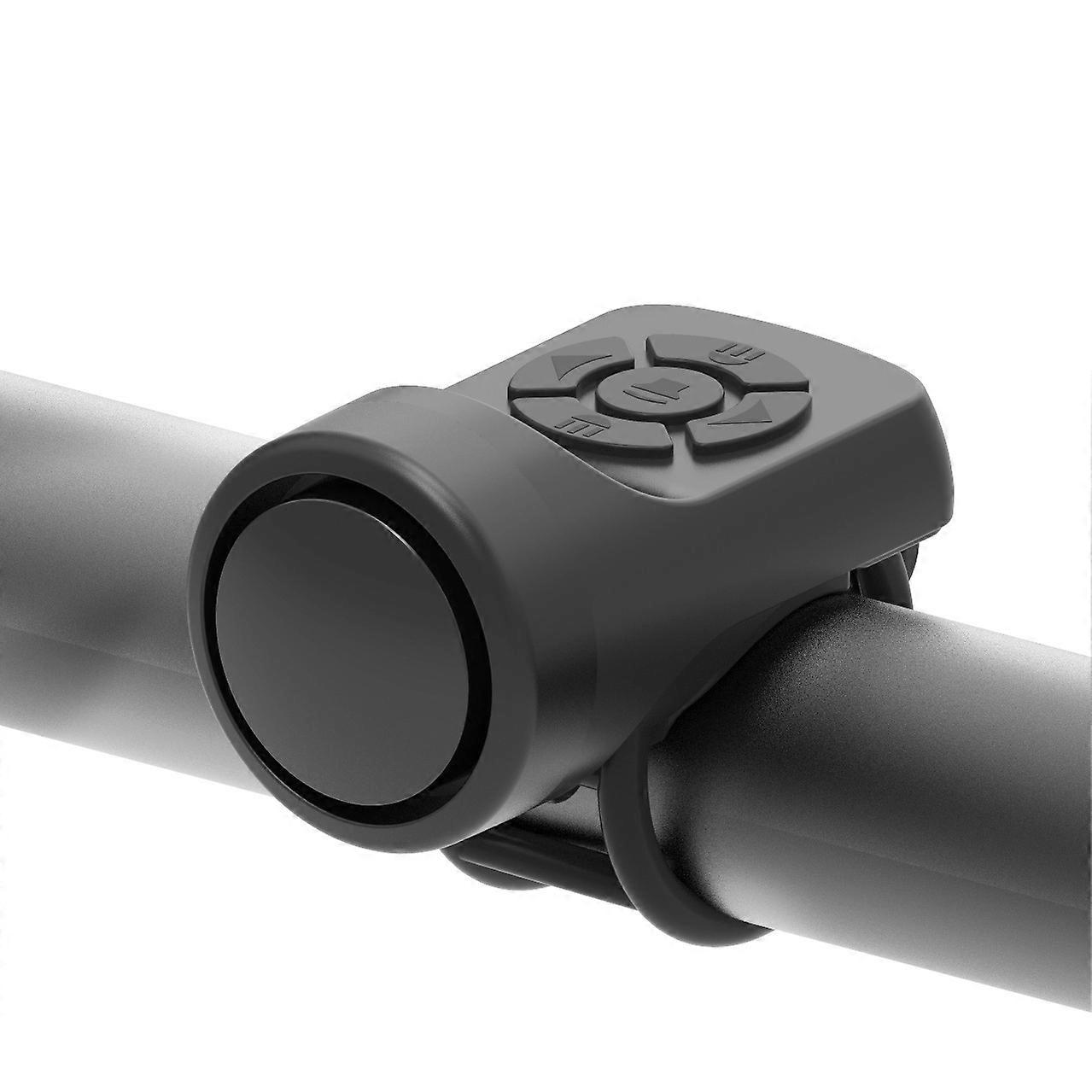 2 In 1 Bike Alarm Bicycle Horn Easy Install Rechargeable Loud Bicycle Bell