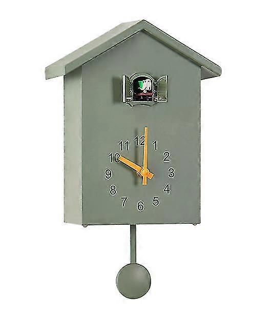 Nordic Style Wall Clock Cuckoo Out The Window Hourly Timekeeping Wall Clock
