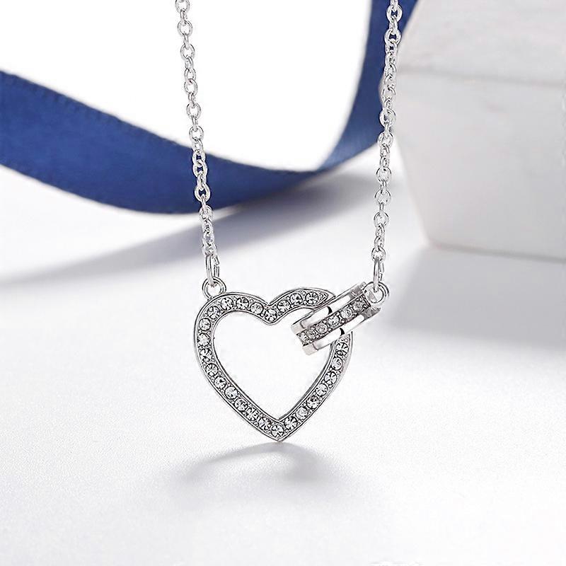 Crystal heart necklace