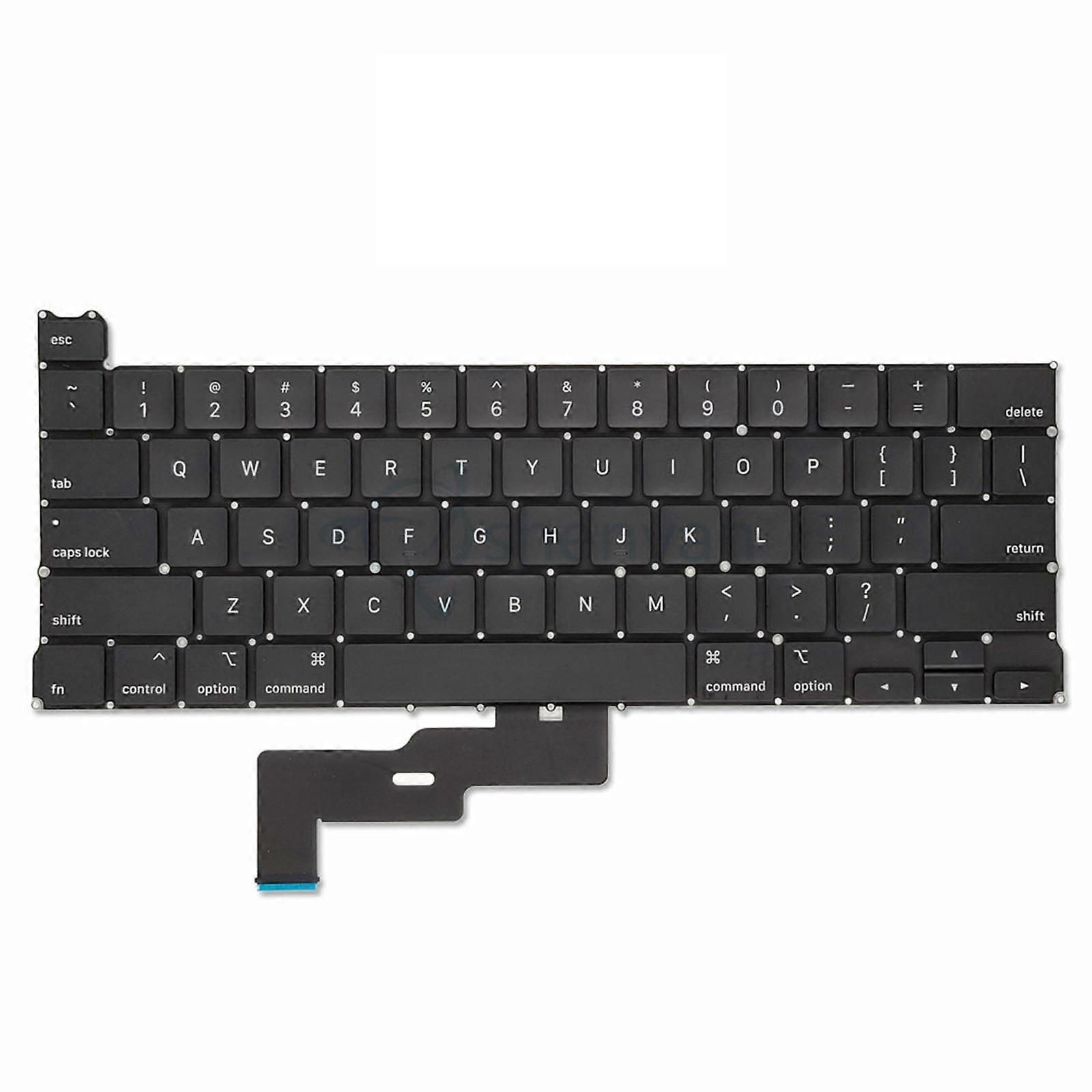 Novo teclado portátil preto inglês dos EUA para Pro Retina 13 polegadas A2289