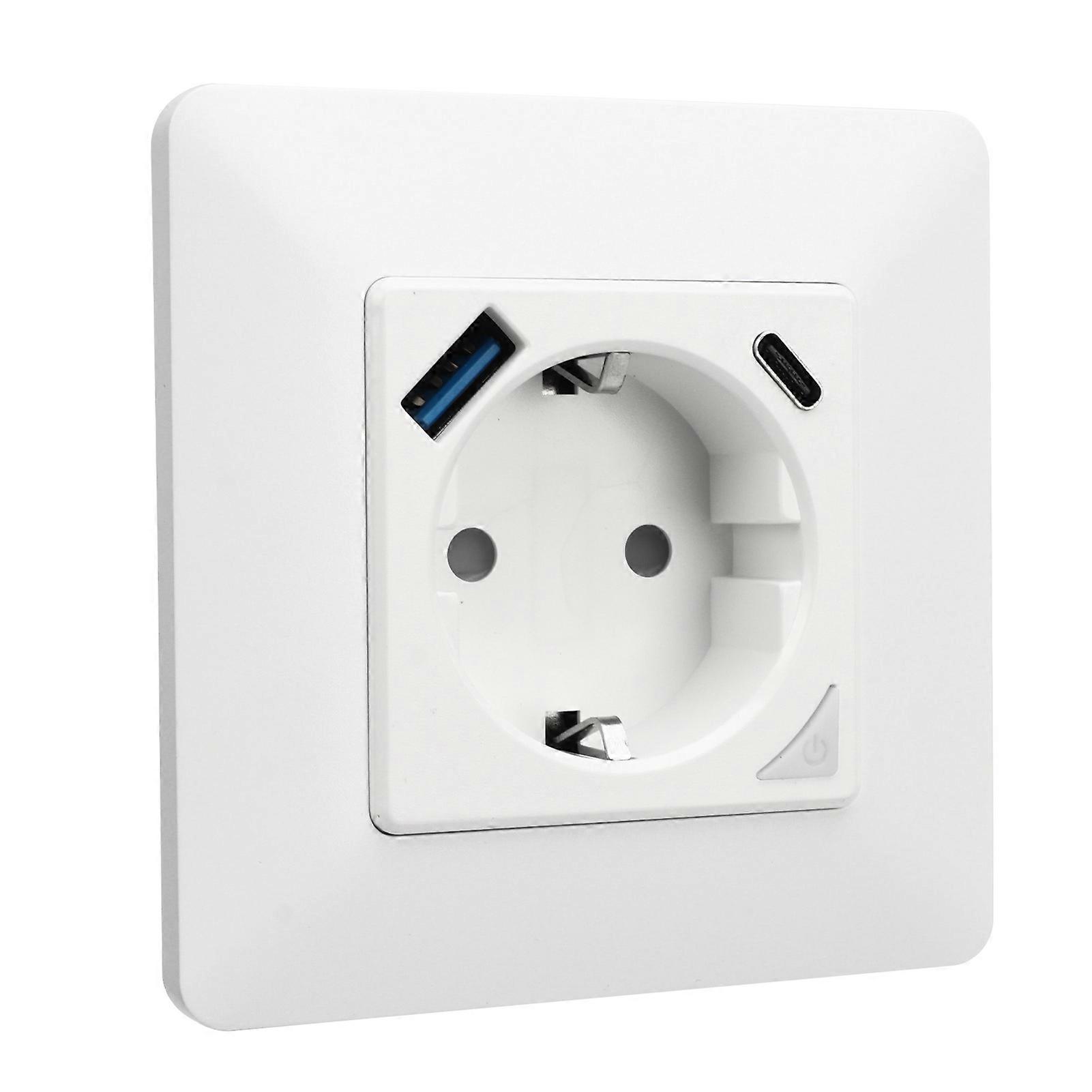 WiFi Smart Socket with Wireless Remote Control USB Fast Charging AC100-240V