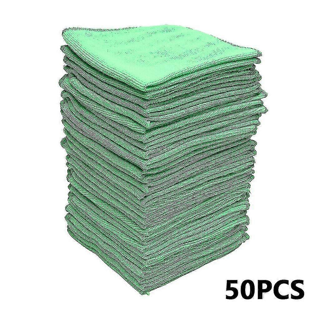 50ks čistiacich uterákov z mikrovlákna pre auto - mäkké utierky na umývanie a utieranie prachu