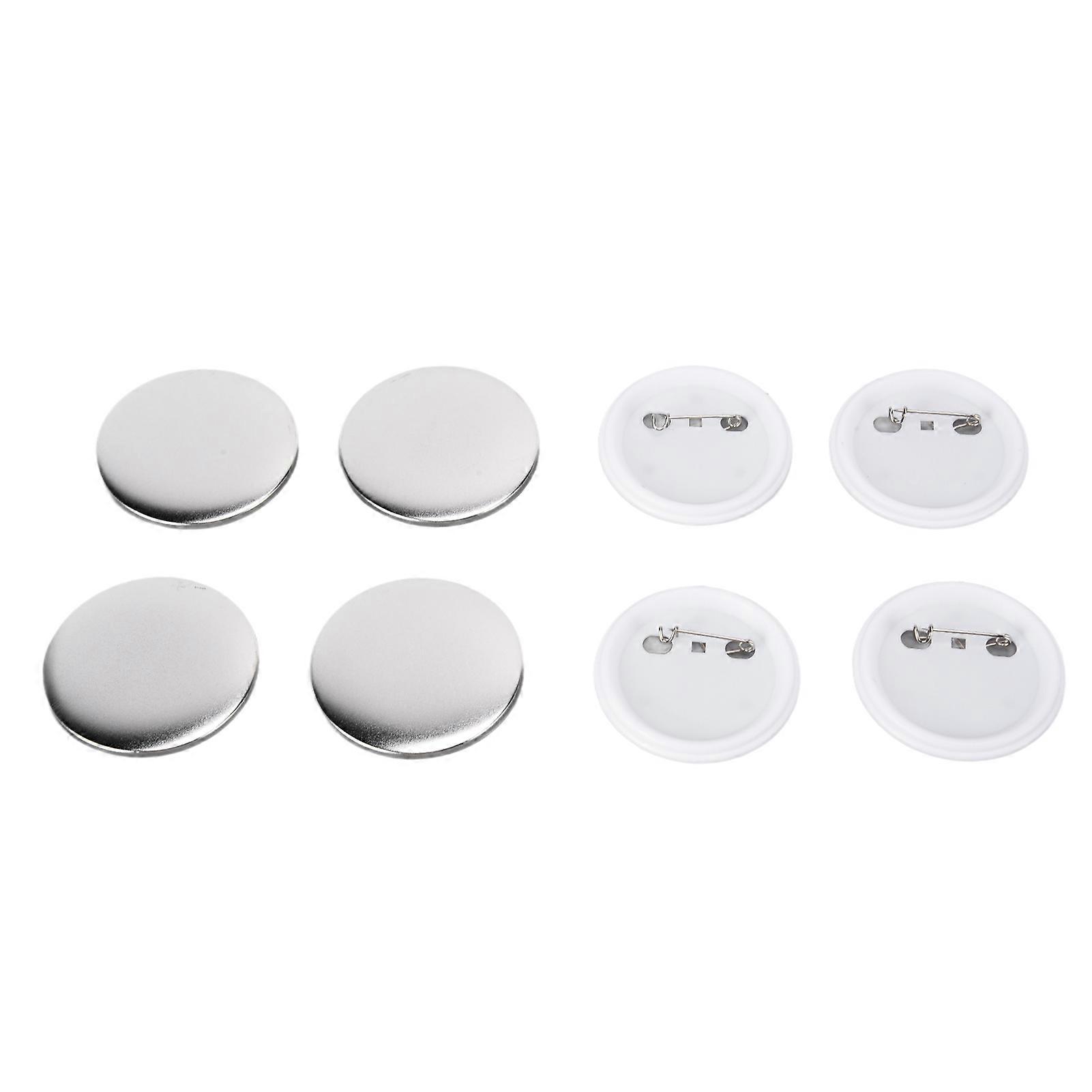 100 قطعة شارة الغطاء الخلفي صفيح قاعدة بلاستيكية تجنب الصدأ شركة DIY شارة أداة متوافقة مع هدايا عيد الميلاد عيد الميلاد 58 مم 100 قطعة