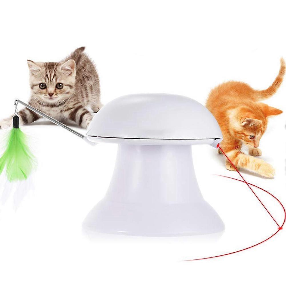 360 Degree Automatic Interactive Dart Lasers Light Exercise Teaser Fun Cats Toys