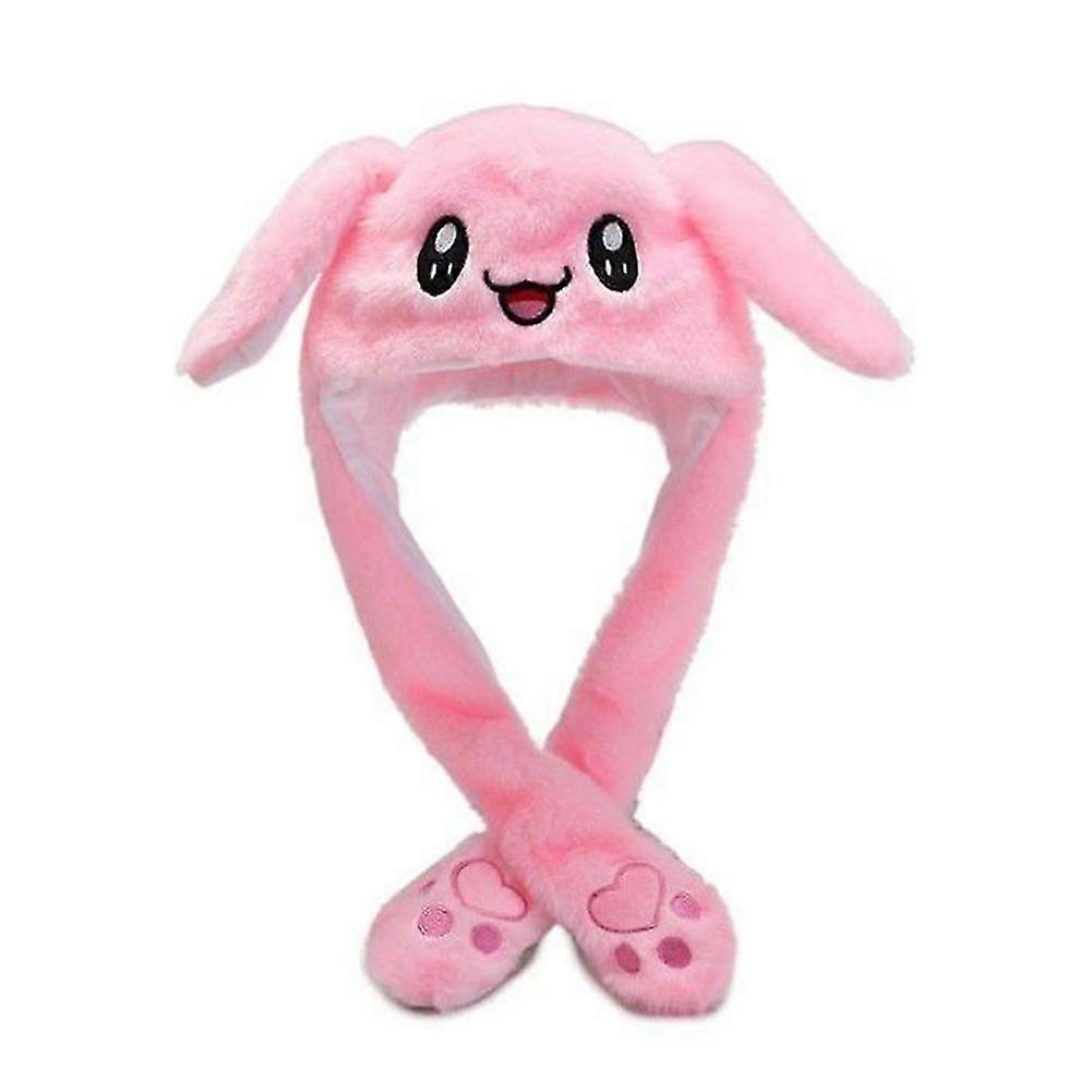 bunny hat ears moving jump cap funny bunny plush hat hat