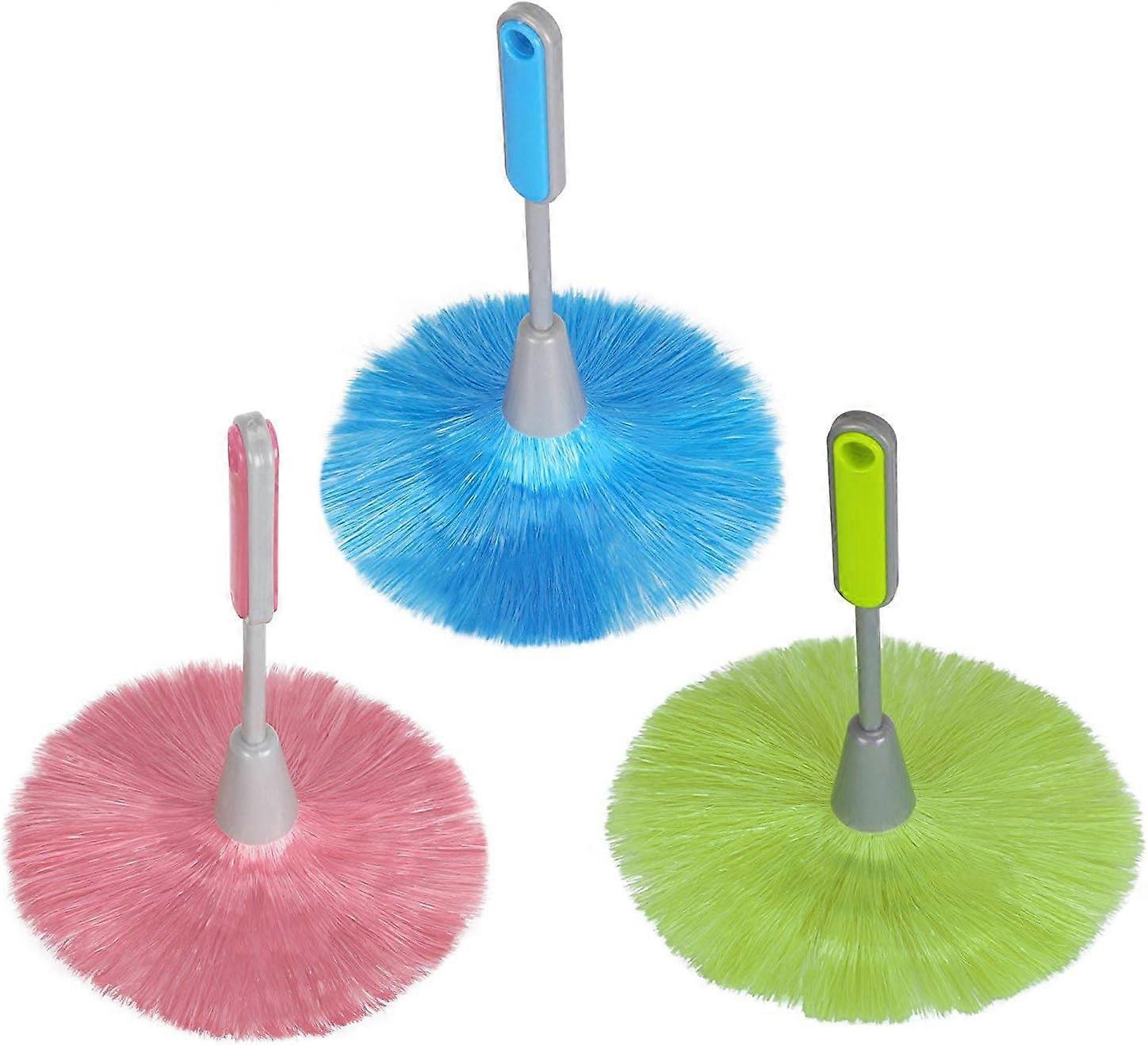 3 Pack Fluffy Microfiber Delicate Kitchen Duster Laptop Keyboard Brush Computer Screen Cleaner Tool Mini Dusting Wand