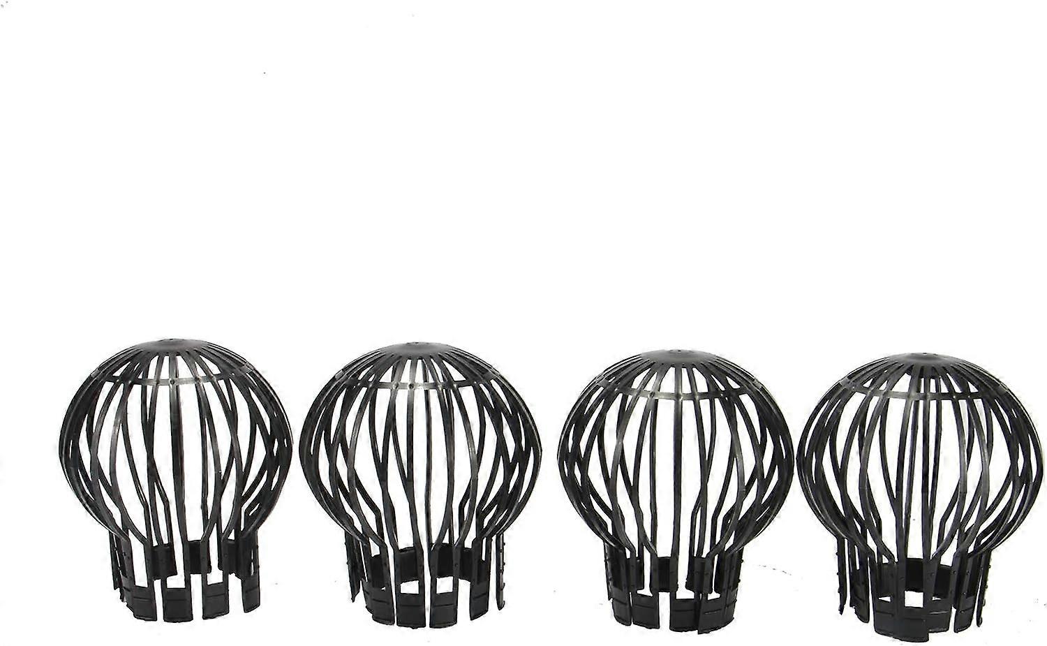 Plastic Gutter Guards,Set of 4,Downpipe Leaf Guard,Drain Pipe Cover,Gutter Mesh
