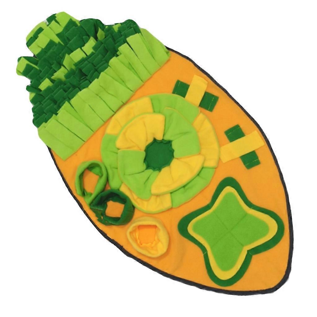 Tapis de reniflement coloré pour chiens chats animaux de compagnie coussin d’alimentation lente Nosework Sniffing Mat