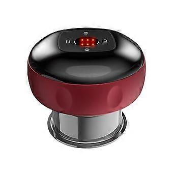 Massageador de cupping elétrico com dispositivo recarregável de vibração de luz vermelha
