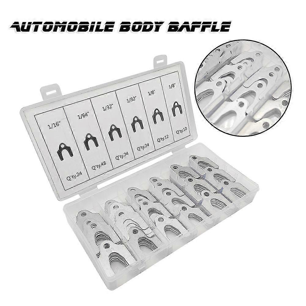 144pcs Alignment Shim Assortment Kits Multipurpose Slotted Shim Set