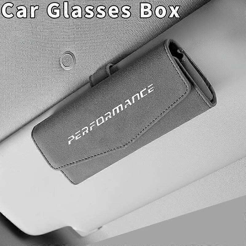 Car Interior Car Glasses Case Sunglasses Box Clip For M Performance BMW ...